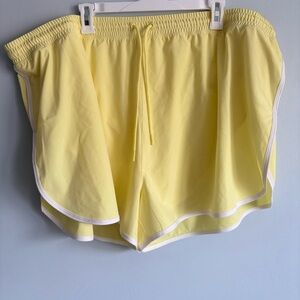 MTA Sport Yellow Women's Athletic Running Shorts